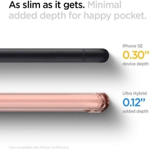 Etui Spigen Ultra Hybrid Apple iPhone SE 2022/SE 2020/8/7 Rose Crystal
