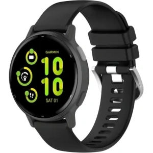 Kup Pasek Bizon Strap Watch Silicone Pro do Garmin Vivoactive 5 czarny - BIZ3734 - {ean13} - Sklep Home Screen