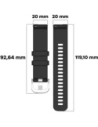 Kup Bizon Strap Óra Szilikon Pro Garmin Vivoactive 5 fekete - BIZ3734 - {ean13} - Sklep Home Screen