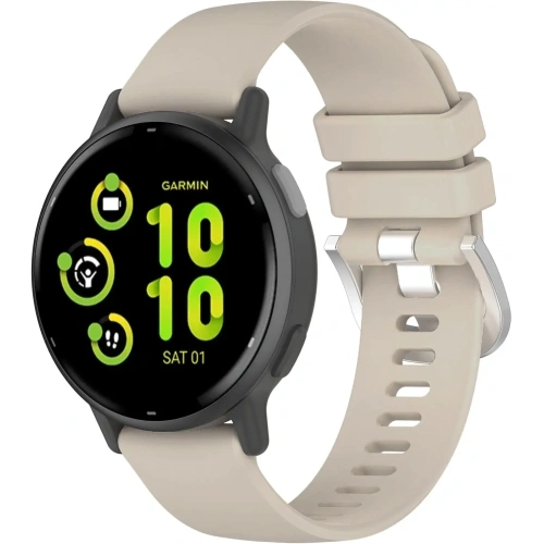 Kup Bizon Szíj Óra Szilikon Pro Garmin Vivoactive 5 világosszürke - BIZ3736 - {ean13} - Sklep Home Screen