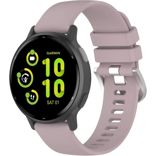 Kup Ceas Bizon Strap din silicon Pro Garmin Vivoactive 5 de culoare mov deschis - BIZ3737 - {ean13} - Sklep Home Screen