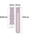 Kup Pasek Bizon Strap Watch Silicone Pro do Garmin Vivoactive 5 jasnofioletowy - BIZ3737 - {ean13} - Sklep Home Screen