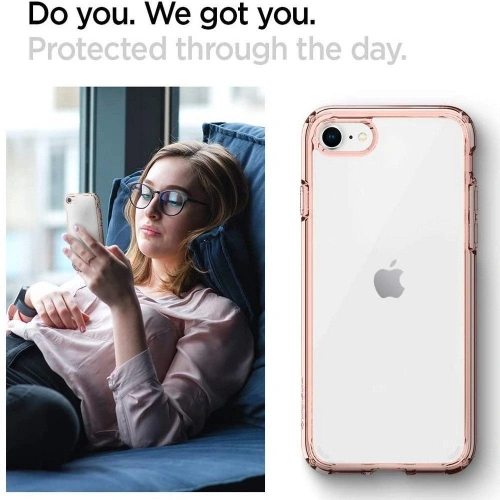 Kup Etui Spigen Ultra Hybrid Apple iPhone SE 2022/SE 2020/8/7 Růžová krystalová - SPN1061RS - {ean13} - Sklep Home Screen
