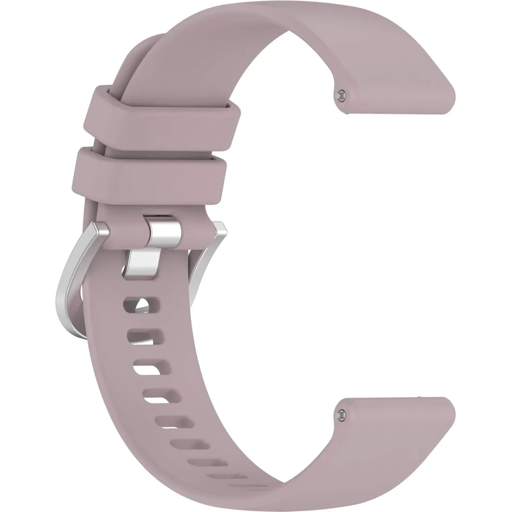Pasek Bizon Strap Watch Silicone Pro do Garmin Vivoactive 5 jasnofioletowy