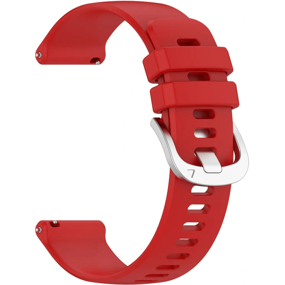 Pasek Bizon Strap Watch Silicone Pro do Garmin Vivoactive 5 czerwony