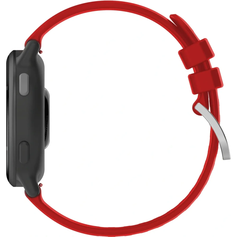 Pasek Bizon Strap Watch Silicone Pro do Garmin Vivoactive 5 czerwony