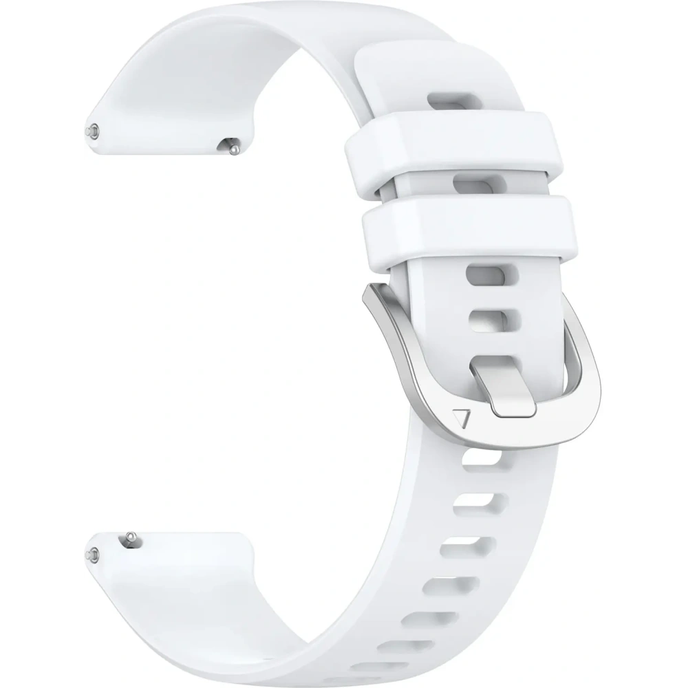 Pasek Bizon Strap Watch Silicone Pro do Garmin Vivoactive 5 biały