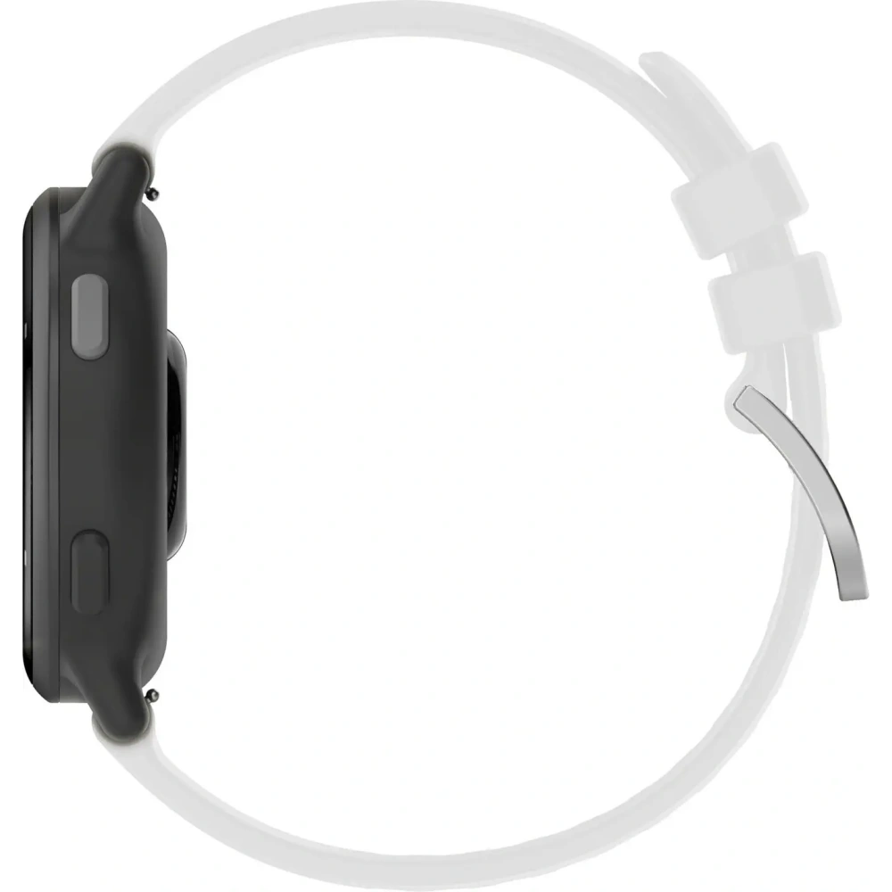 Pasek Bizon Strap Watch Silicone Pro do Garmin Vivoactive 5 biały