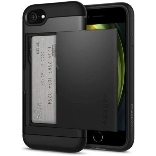 Buy Spigen Slim Armor CS Apple iPhone SE 2022/SE 2020/8/7 Black - SPN1062BLK - {ean13} - Home Screen Store Europe