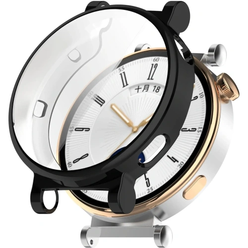Kup Etui z osłoną ekranu Bizon Case Watch Felipe do Huawei Watch GT 4 41 mm czarne - BIZ3740 - {ean13} - Sklep Home Screen