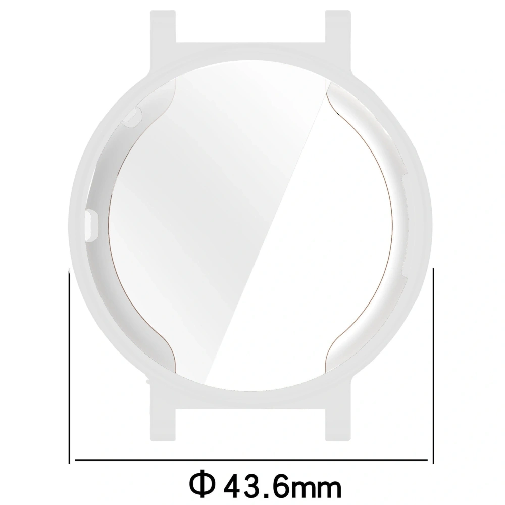 Etui z osłoną ekranu Bizon Case Watch Felipe do Huawei Watch GT 4 41 mm przezroczyste