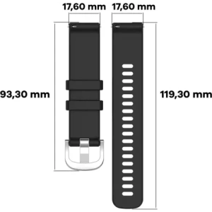 Kup Bizon Strap Watch Silicone Pro Huawei Watch GT 5 Pro 42mm/GT 5 41mm/GT 4 41mm fekete - BIZ3744 - {ean13} - Sklep Home Screen