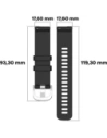 Kup Bizon Strap Uhr Silikon Pro Huawei Uhr GT 5 Pro 42mm/GT 5 41mm/GT 4 41mm schwarz - BIZ3744 - {ean13} - Sklep Home Screen