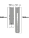 Kup Bizon Strap Watch Silicone Pro Huawei Watch GT 5 Pro 42mm/GT 5 41mm/GT 4 41mm hellgrau - BIZ3747 - {ean13} - Sklep Home Screen