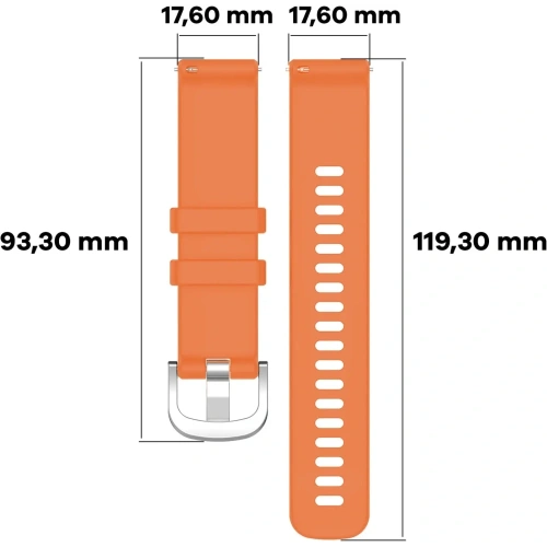 Kup Bizon strapás óra szilikon Pro Huawei Watch GT 5 Pro 42mm/GT 5 41mm/GT 4 41mm narancssárga - BIZ3748 - {ean13} - Sklep Home Screen