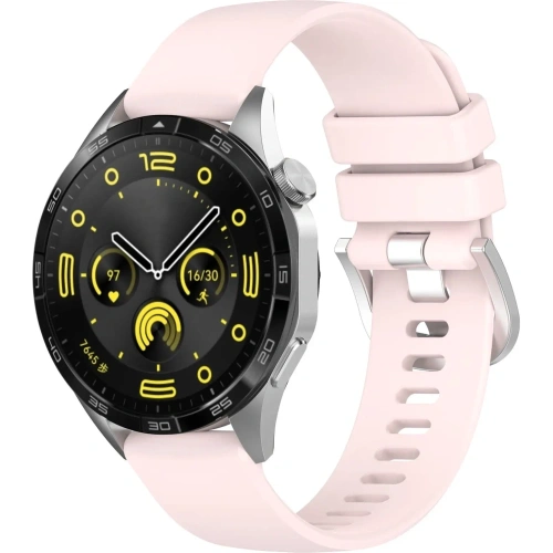 Kup Pasek Bizon Strap Watch Silicone Pro do Huawei Watch GT 5 Pro 42mm/GT 5 41mm/GT 4 41mm pudrově růžový - BIZ3749 - {ean13} - Sklep Home Screen