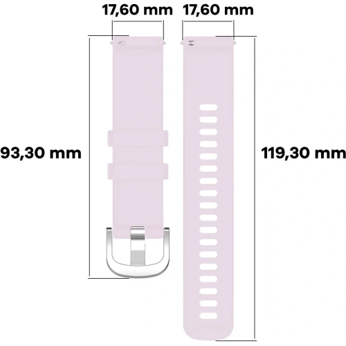 Kup Pasek Bizon Strap Watch Silicone Pro do Huawei Watch GT 5 Pro 42mm/GT 5 41mm/GT 4 41mm pudrowy róż - BIZ3749 - {ean13} - Sklep Home Screen
