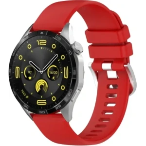 Kup Pasek Bizon Strap Watch Silicone Pro do Huawei Watch GT 5 Pro 42mm/GT 5 41mm/GT 4 41mm červený - BIZ3750 - {ean13} - Sklep Home Screen