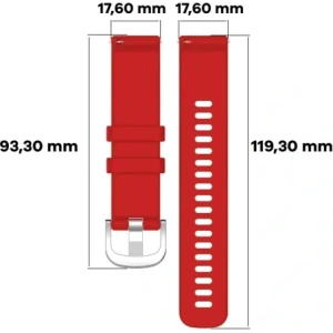 Buy Bizon Strap Watch Silicone Pro Huawei Watch GT 5 Pro 42mm/GT 5 41mm/GT 4 41mm red - BIZ3750 - {ean13} - Home Screen Store Europe