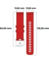 Kup Bizon Strap Uhr Silikon Pro Huawei Uhr GT 5 Pro 42mm/GT 5 41mm/GT 4 41mm rot - BIZ3750 - {ean13} - Sklep Home Screen
