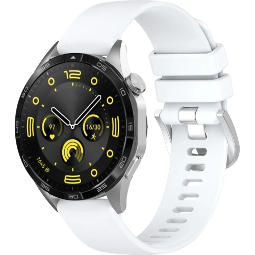 Kup Bizon Szíjas Óra Silicone Pro Huawei Watch GT 5 Pro 42mm/GT 5 41mm/GT 4 41mm fehér - BIZ3751 - {ean13} - Sklep Home Screen