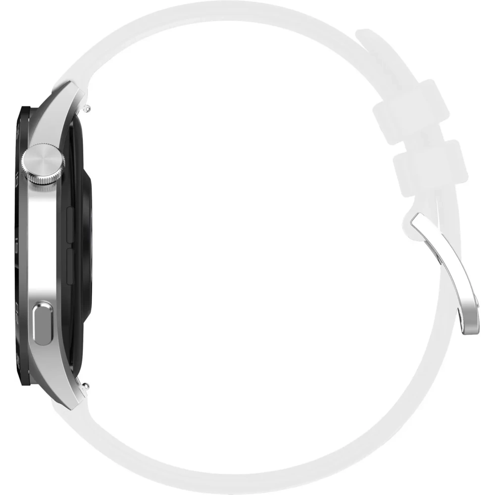 Pasek Bizon Strap Watch Silicone Pro do Huawei Watch GT 5 Pro 42mm/GT 5 41mm/GT 4 41mm biały
