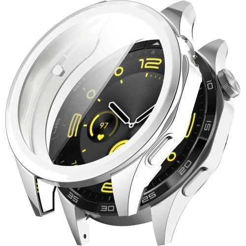 Kup Etui z osłoną ekranu Bizon Case Watch Felipe do Huawei Watch GT 4 46 mm srebrne - BIZ3755 - {ean13} - Sklep Home Screen