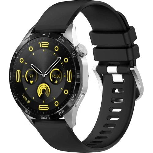 Kup Bizon Szíjas Óra Szilikon Pro Huawei Óra GT 5 Pro/GT 5/GT 4 46mm fekete - BIZ3756 - {ean13} - Sklep Home Screen