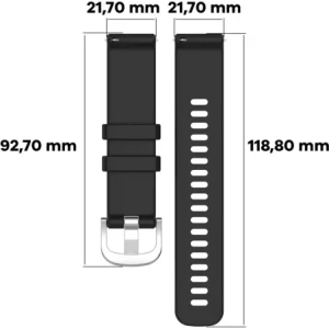Kup Bizon Szíjas Óra Szilikon Pro Huawei Óra GT 5 Pro/GT 5/GT 4 46mm fekete - BIZ3756 - {ean13} - Sklep Home Screen