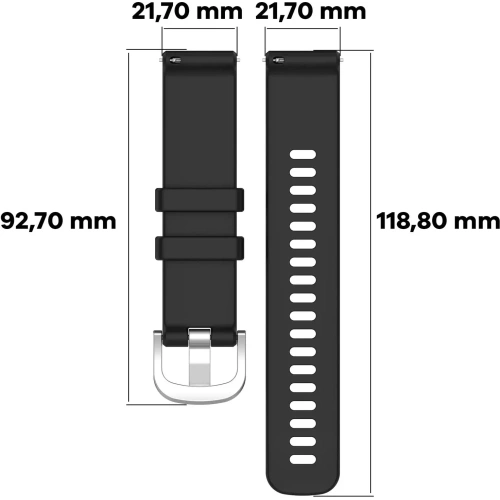 Kup Bizon Szíjas Óra Szilikon Pro Huawei Óra GT 5 Pro/GT 5/GT 4 46mm fekete - BIZ3756 - {ean13} - Sklep Home Screen