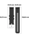 Kup Pasek Bizon Strap Watch Silicone Pro do Huawei Watch GT 5 Pro/GT 5/GT 4 46mm černý - BIZ3756 - {ean13} - Sklep Home Screen