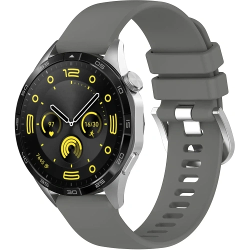 Kup Bizon Strap Uhr Silikon Pro Huawei Uhr GT 5 Pro/GT 5/GT 4 46mm grau - BIZ3757 - {ean13} - Sklep Home Screen