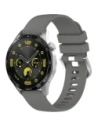 Bizon Strap Uhr Silikon Pro Huawei Uhr GT 5 Pro/GT 5/GT 4 46mm grau