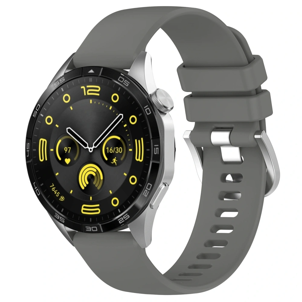 Pasek Bizon Strap Watch Silicone Pro do Huawei Watch GT 5 Pro/GT 5/GT 4 46mm szary