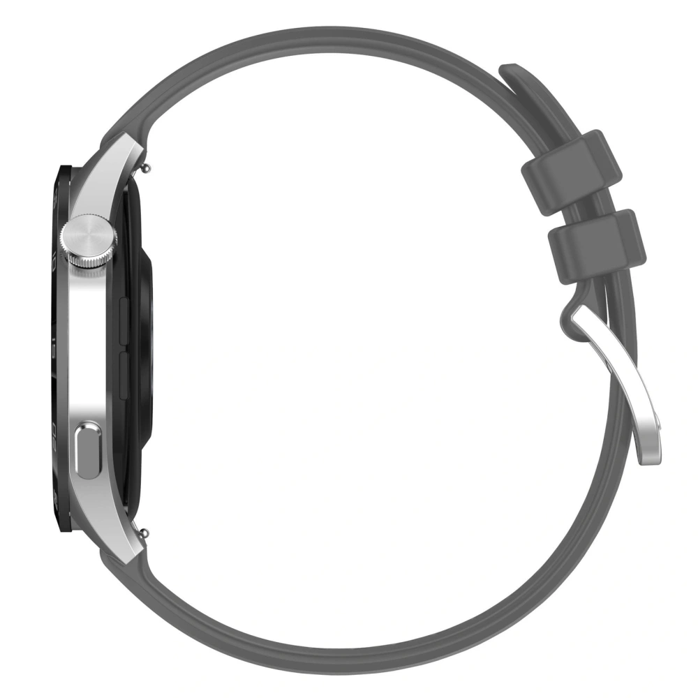 Pasek Bizon Strap Watch Silicone Pro do Huawei Watch GT 5 Pro/GT 5/GT 4 46mm szary