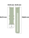 Kup Bizon Strap Watch Silicone Pro Huawei Watch GT 5 Pro/GT 5/GT 4 46mm türkis - BIZ3758 - {ean13} - Sklep Home Screen