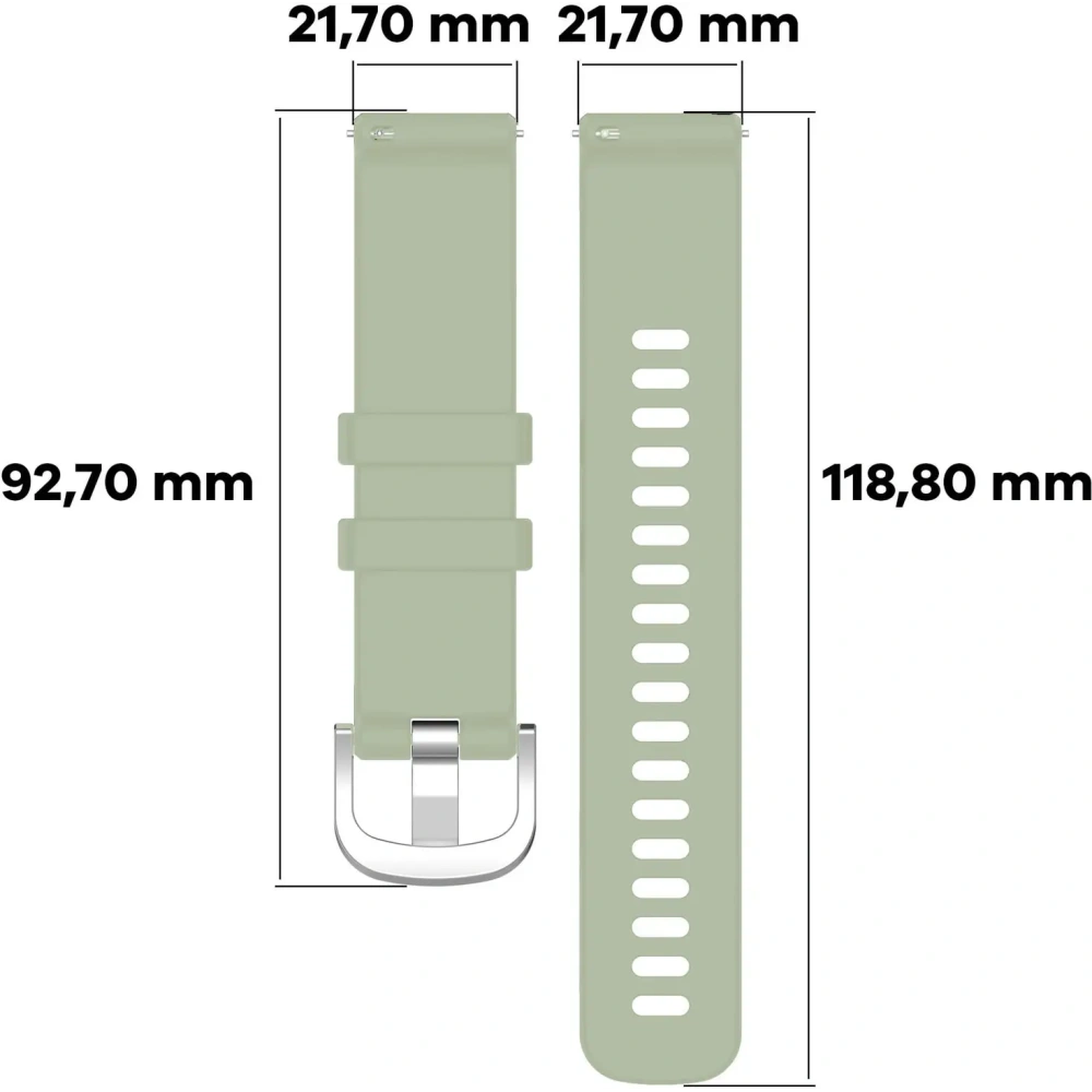 Pasek Bizon Strap Watch Silicone Pro do Huawei Watch GT 5 Pro/GT 5/GT 4 46mm turkusowy