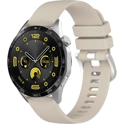 Buy Bizon Strap Watch Silicone Pro Huawei Watch GT 5 Pro/GT 5/GT 4 46mm light grey - BIZ3759 - {ean13} - Home Screen Store Europe