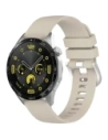 Bizon Strap-Uhr Silikon Pro Huawei Watch GT 5 Pro/GT 5/GT 4 46mm hellgrau