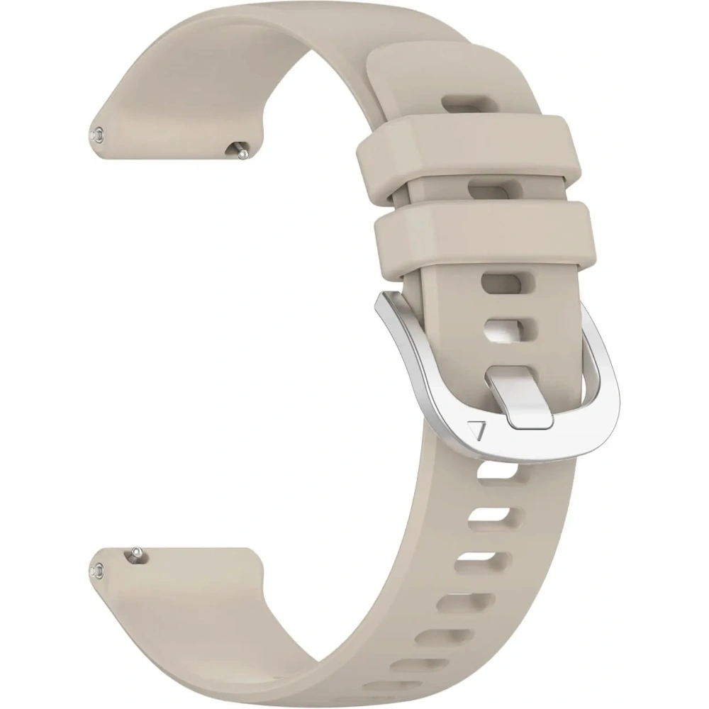 Pasek Bizon Strap Watch Silicone Pro do Huawei Watch GT 5 Pro/GT 5/GT 4 46mm jasnoszary