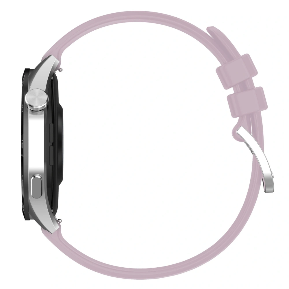 Pasek Bizon Strap Watch Silicone Pro do Huawei Watch GT 5 Pro/GT 5/GT 4 46mm jasnofioletowy