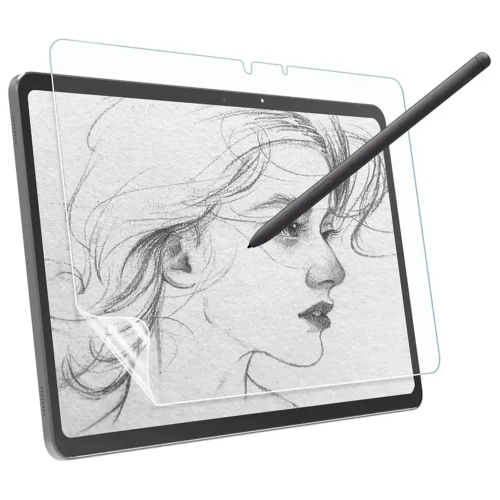 Folia imitująca papier Bizon Film Tab Papirus do Samsung Galaxy Tab S8/S7 [2 PACK]