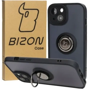Buy Bizon Case Hybrid Ring Apple iPhone 15 smoky with a black frame - BIZ3764 - {ean13} - Home Screen Store Europe