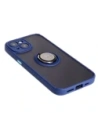Kup Etui s úchytem na prst Bizon Case Hybrid Ring do Apple iPhone 15 kouřové s modrým rámečkem - BIZ3765 - {ean13} - Sklep Home Screen