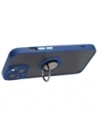 Kup Etui s úchytem na prst Bizon Case Hybrid Ring do Apple iPhone 15 kouřové s modrým rámečkem - BIZ3765 - {ean13} - Sklep Home Screen