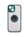 Kup Etui z uchwytem na palec Bizon Case Hybrid Ring do Apple iPhone 15 przydymione z ciemnozieloną ramką - BIZ3766 - {ean13} - Sklep Home Screen