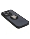 Kup Bizon Case Hybrid Ring Apple iPhone 15 Pro fumuriu cu un cadru negru - BIZ3770 - {ean13} - Sklep Home Screen