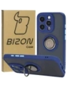 Kup Bizon Case Hybrid Ring Apple iPhone 15 Pro rauchig mit einem marineblauen Rahmen - BIZ3771 - {ean13} - Sklep Home Screen