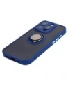 Kup Bizon Case Hybrid Ring Apple iPhone 15 Pro rauchig mit einem marineblauen Rahmen - BIZ3771 - {ean13} - Sklep Home Screen