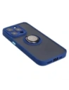 Kup Bizon Case Hybrid Ring Apple iPhone 15 Pro rauchig mit einem marineblauen Rahmen - BIZ3771 - {ean13} - Sklep Home Screen